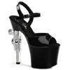 Pleaser - REVOLVER709 Sandale à bride à la cheville, Pole dance chaussures - Chaussures de pole dance - Noir Product image